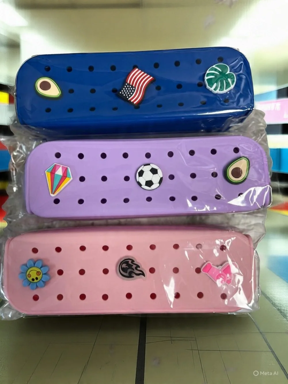 MK Lavender Silicone Pencil Case